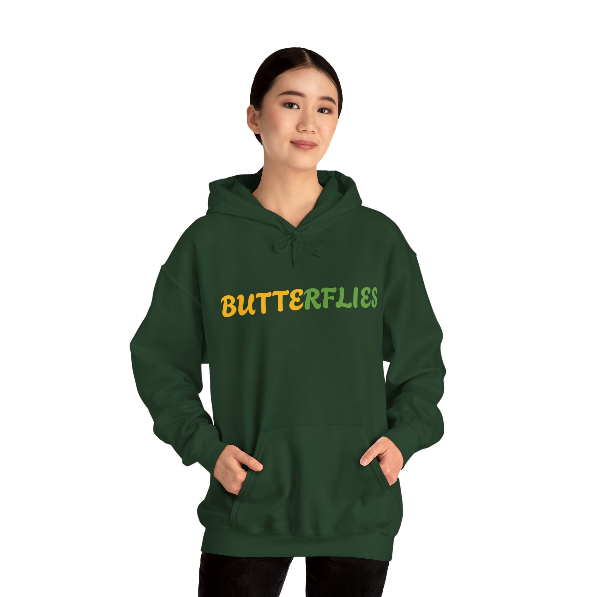 Butterflies Unisex Heavy Blend™ Hooded Sweatshirt - Zion Legend Fashions