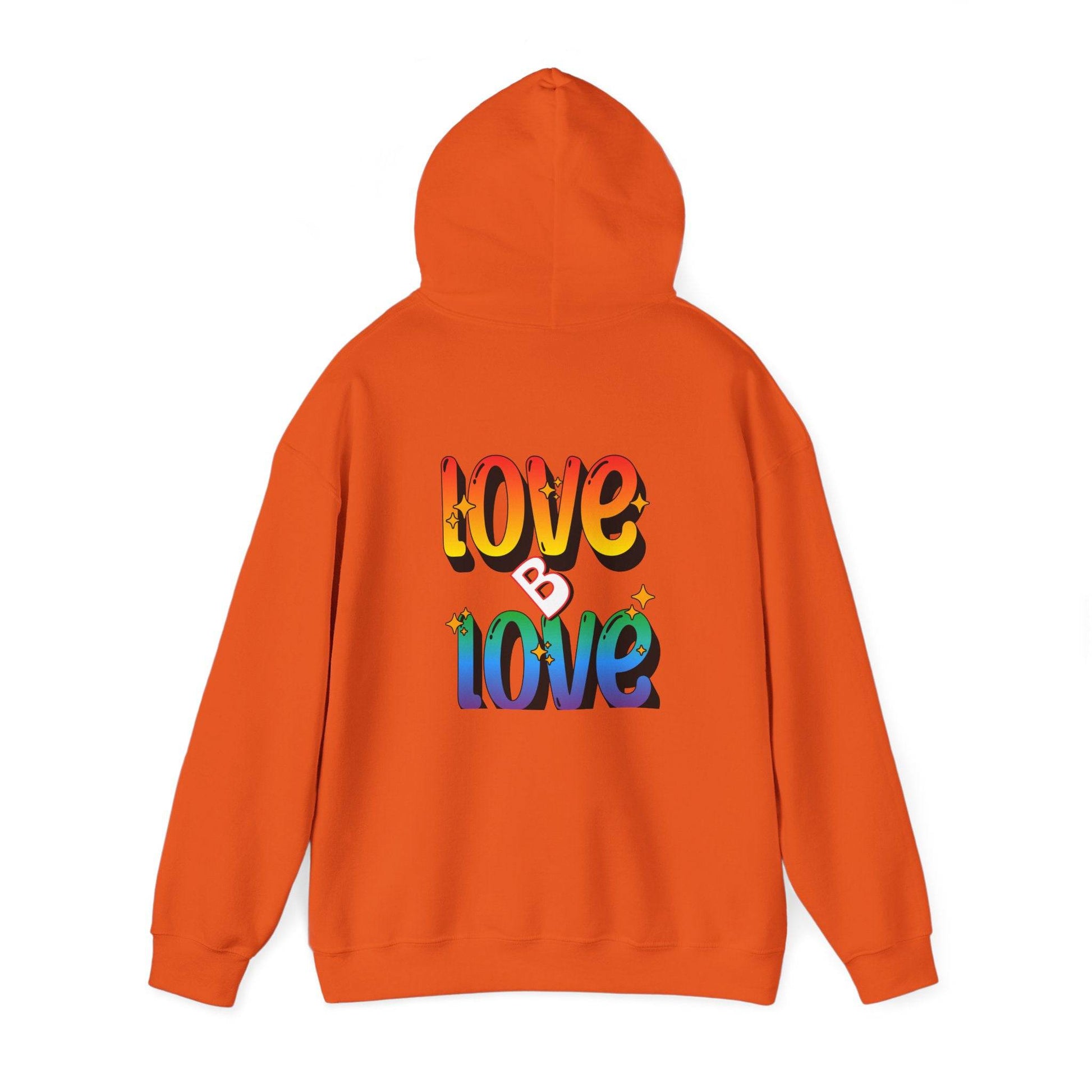 Love B Love  Vibrant colourful Unisex Heavy Hoodies sweatshirt - Zion Legend Fashions