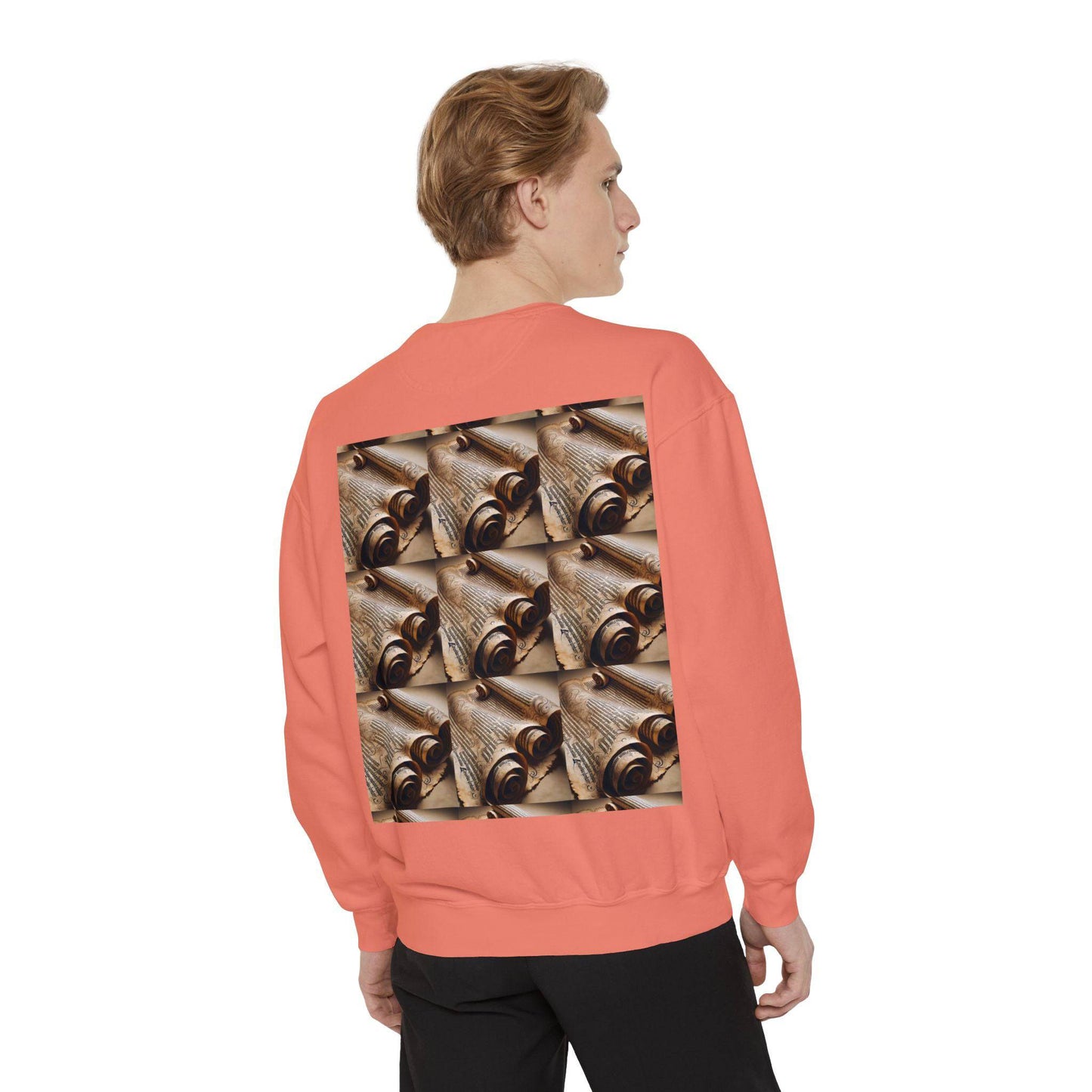 Scroll Unisex Garment-Dyed Sweatshirt - Zion Legend Fashions