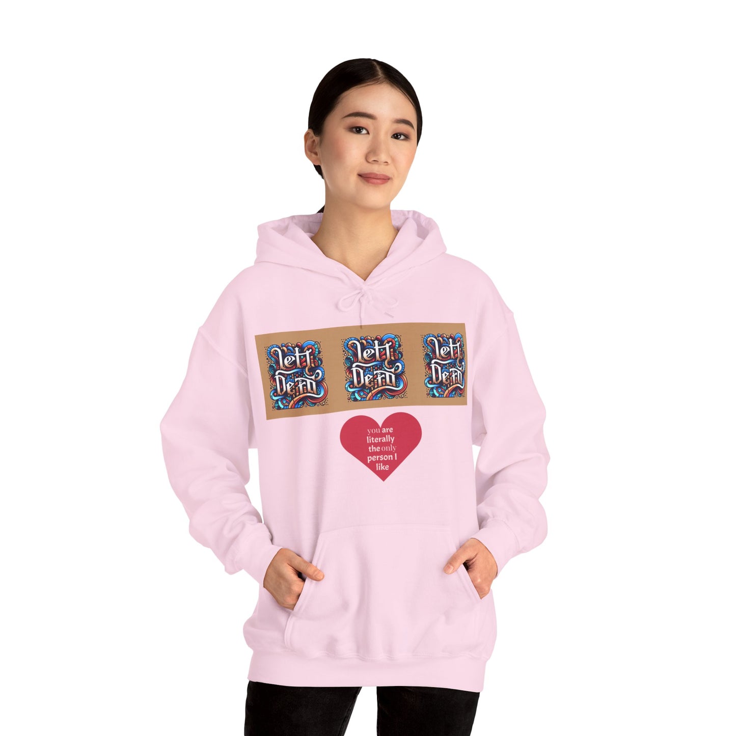 Funky Lett Unisex Heavy Blend™ Hooded Sweatshirt - Zion Legend Fashions