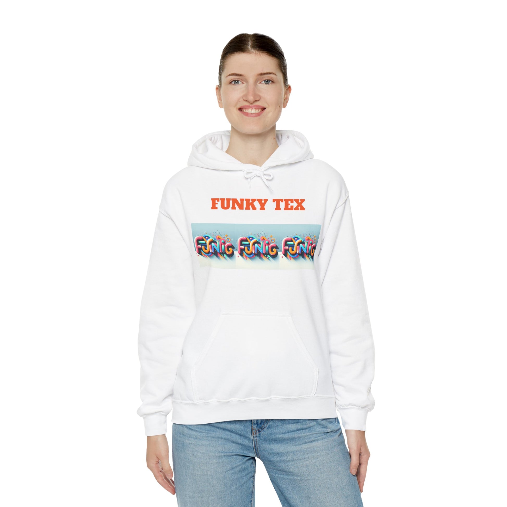 Funky Tex Unisex Heavy Blend™ Hooded Sweatshirt - Zion Legend Fashions