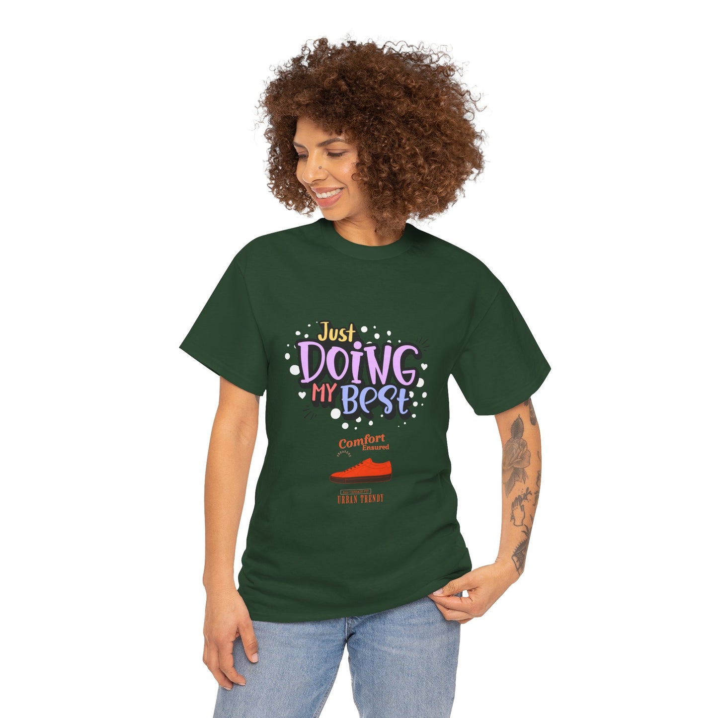 Just doing my best T-shirts Unisex Heavy Cotton Tee - Zion Legend Fashions