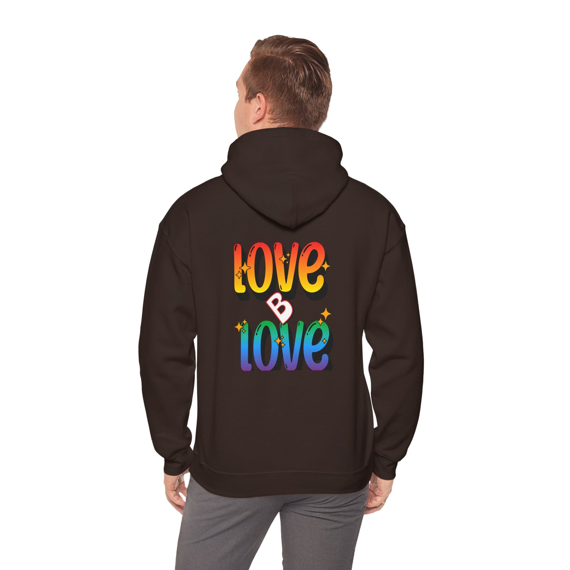 Love B Love  Vibrant colourful Unisex Heavy Hoodies sweatshirt - Zion Legend Fashions