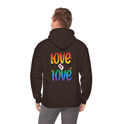Love B Love  Vibrant colourful Unisex Heavy Hoodies sweatshirt - Zion Legend Fashions