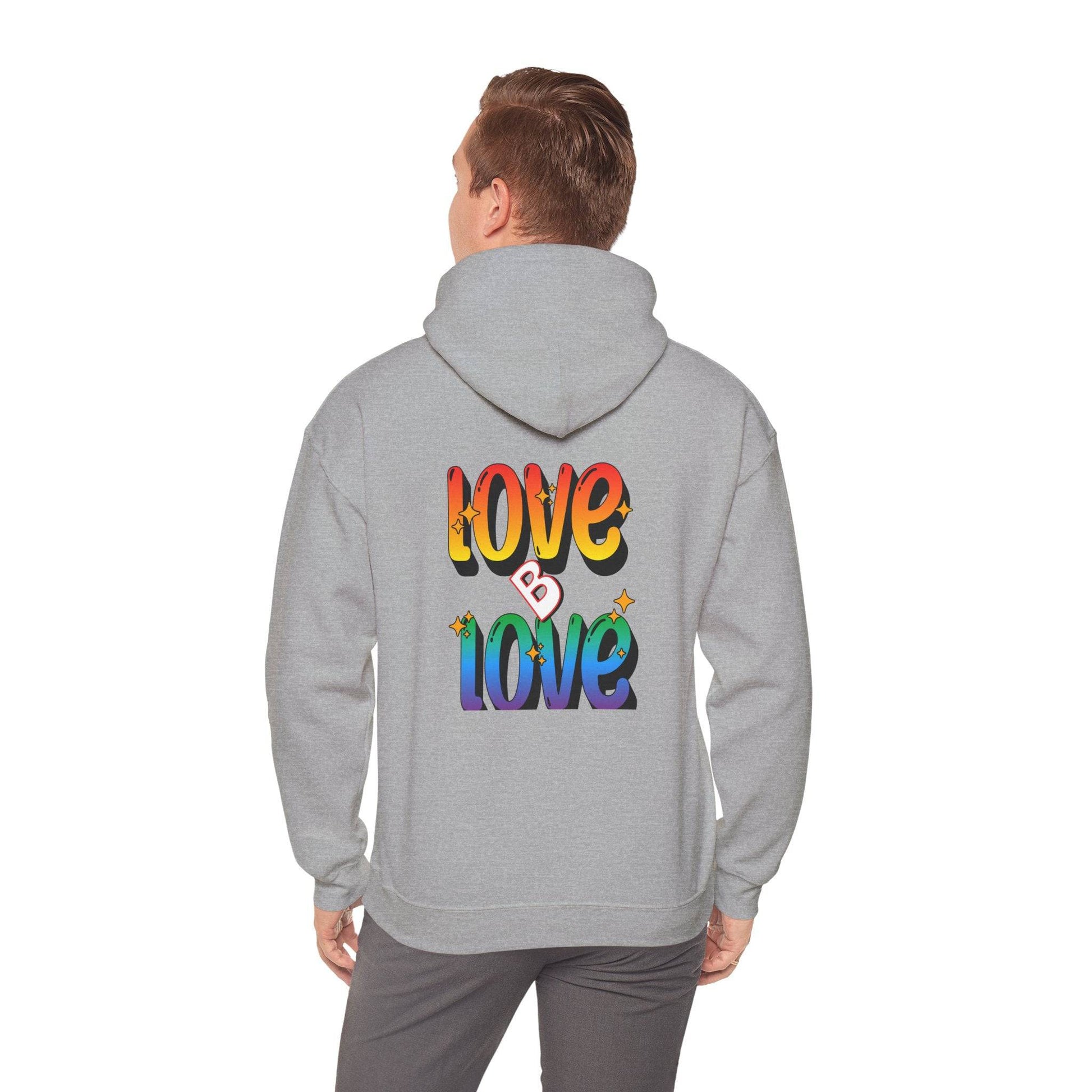 Love B Love  Vibrant colourful Unisex Heavy Hoodies sweatshirt - Zion Legend Fashions