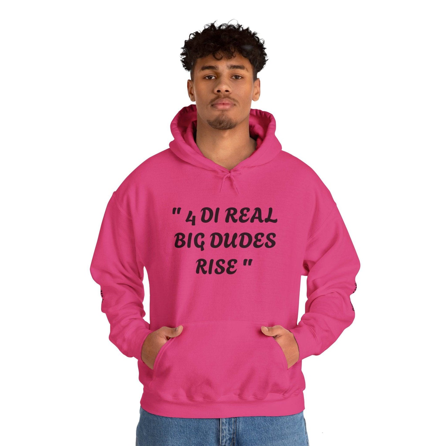 4 Di Real Big Dudes Rise Unisex Heavy Blend™ Hooded Sweatshirt - Zion Legend Fashions