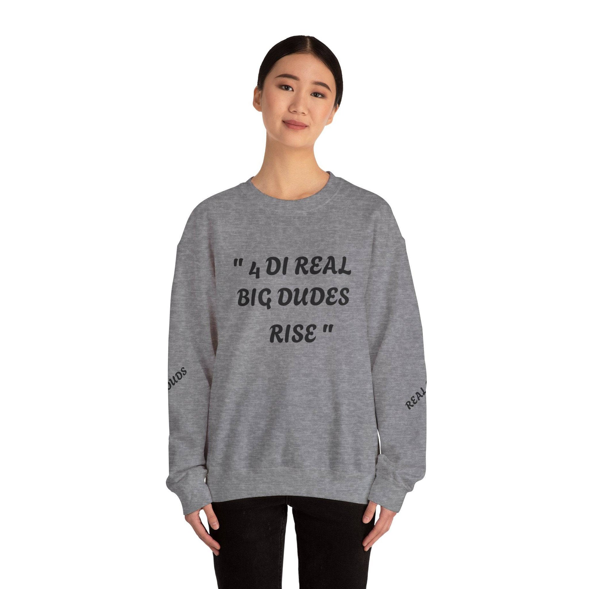 4 DI Real Big Dudes Rise Unisex Heavy Blend™ Crewneck Sweatshirt - Zion Legend Fashions