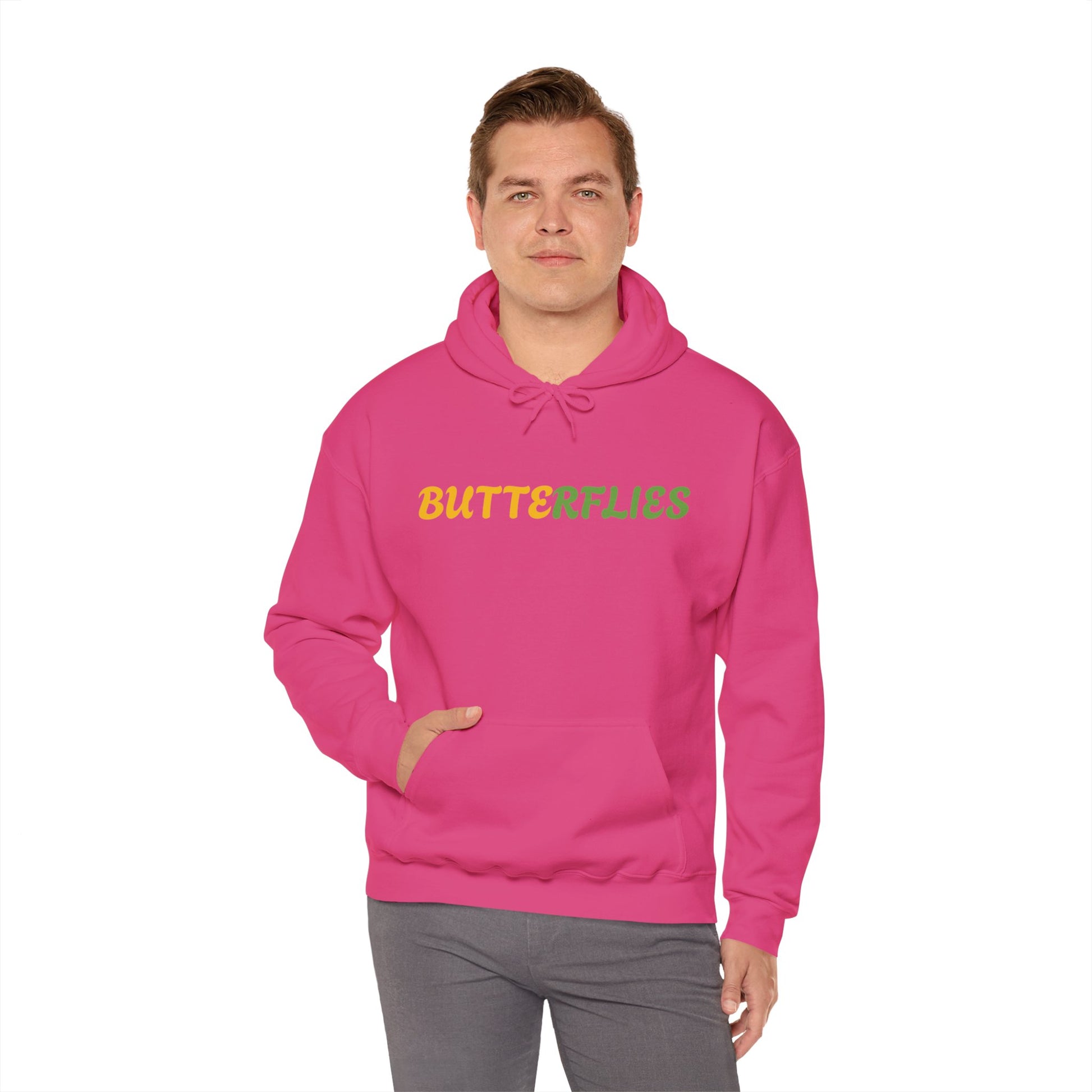 Butterflies Unisex Heavy Blend™ Hooded Sweatshirt - Zion Legend Fashions