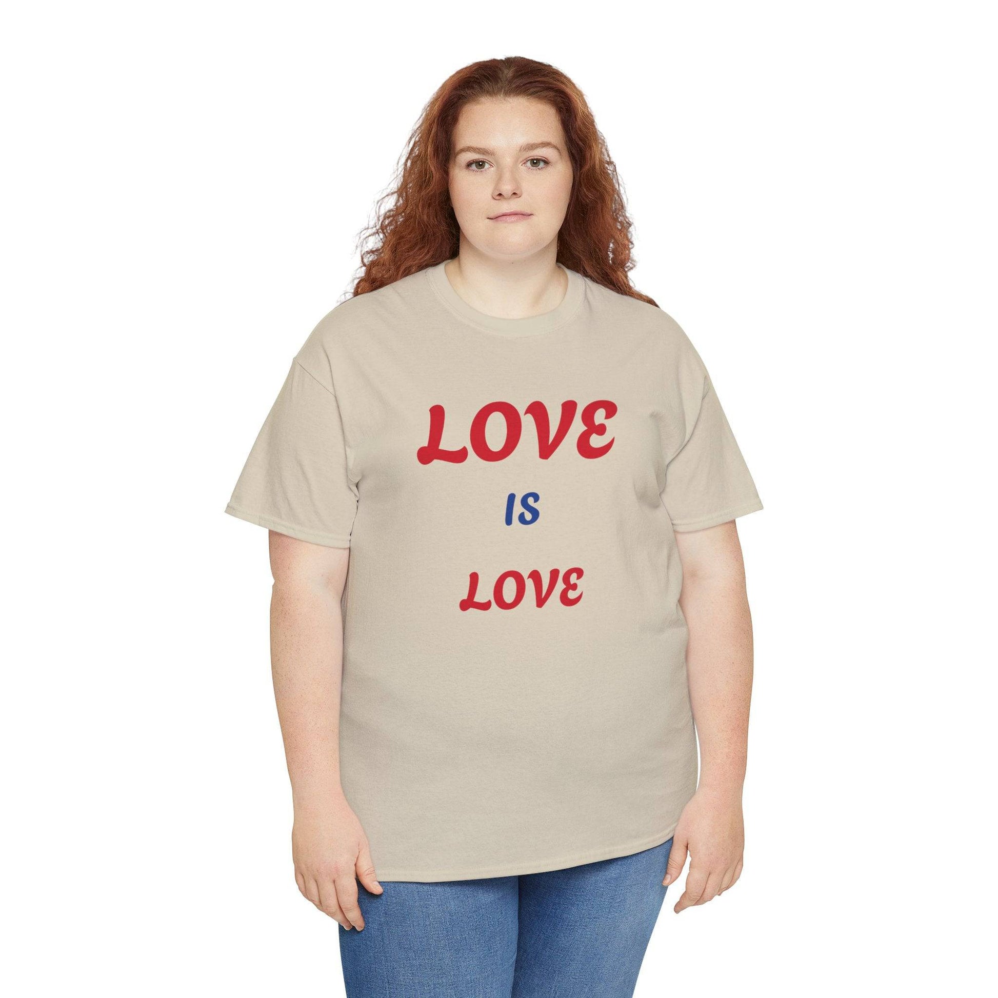 Love is Love  Heavy Cotton Tee - Zion Legend Fashions