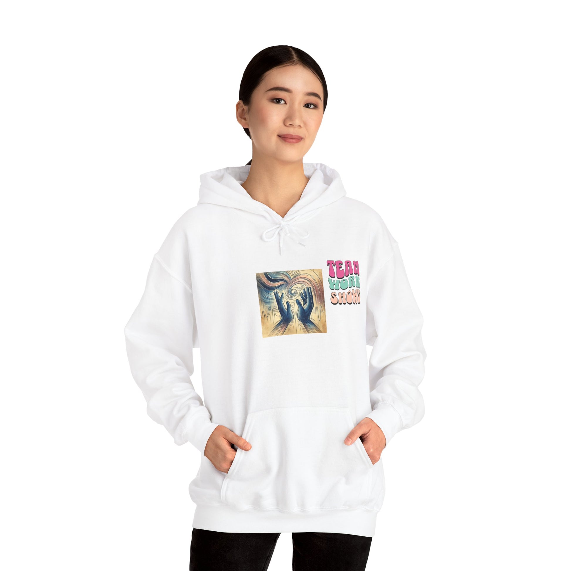Team Work Unisex Heavy Blend™ Hooded Sweatshirt - Zion Legend Fashions