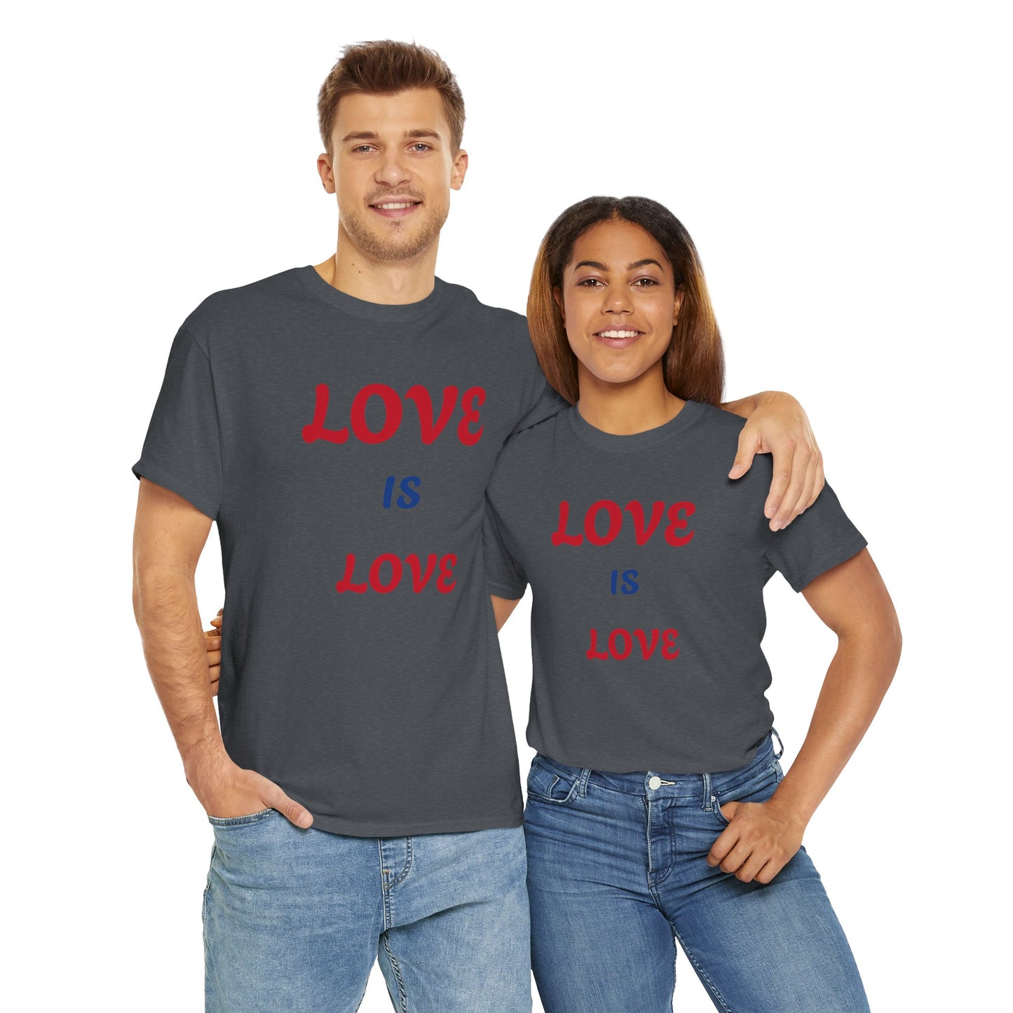 Love is Love  Heavy Cotton Tee - Zion Legend Fashions