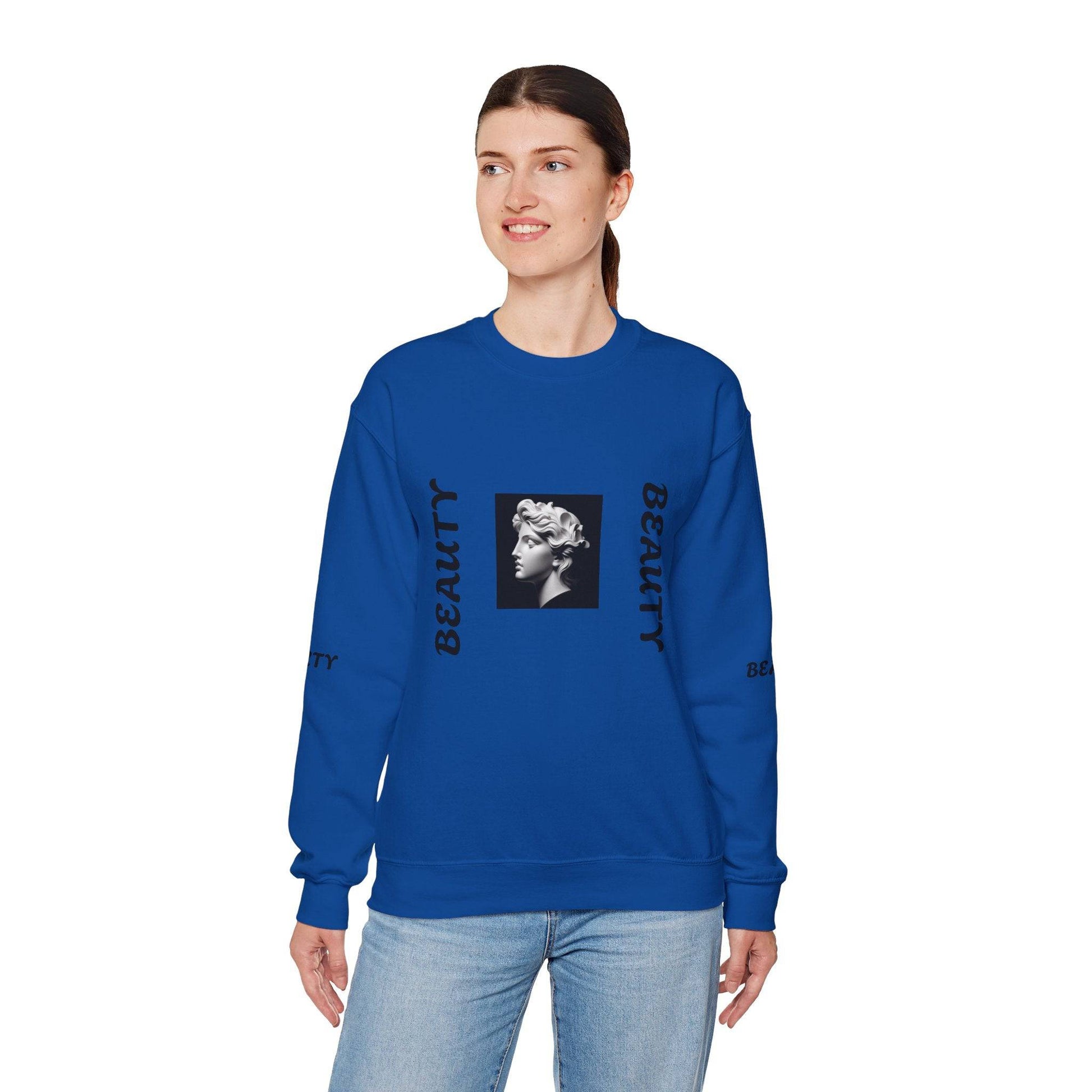 Beauty Unisex Heavy Blend™ Crewneck Sweatshirt - Zion Legend Fashions