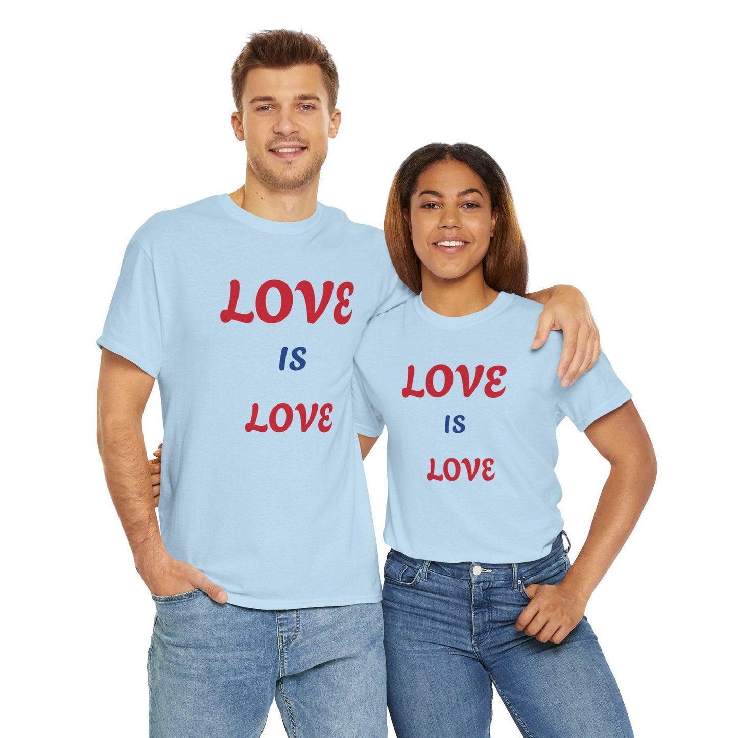 Love is Love  Heavy Cotton Tee - Zion Legend Fashions
