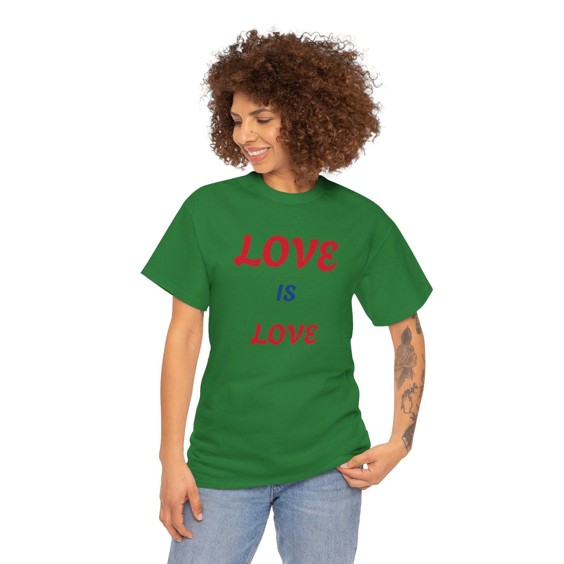 Love is Love  Heavy Cotton Tee - Zion Legend Fashions