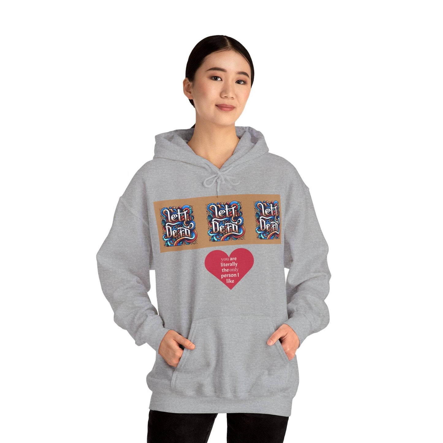 Funky Lett Unisex Heavy Blend™ Hooded Sweatshirt - Zion Legend Fashions