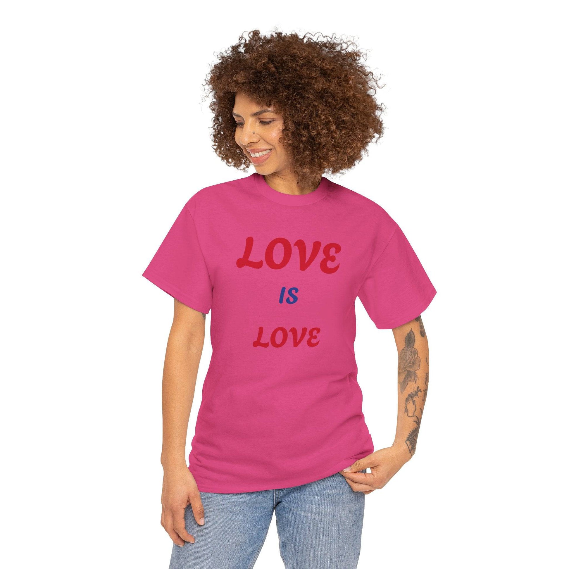 Love is Love  Heavy Cotton Tee - Zion Legend Fashions