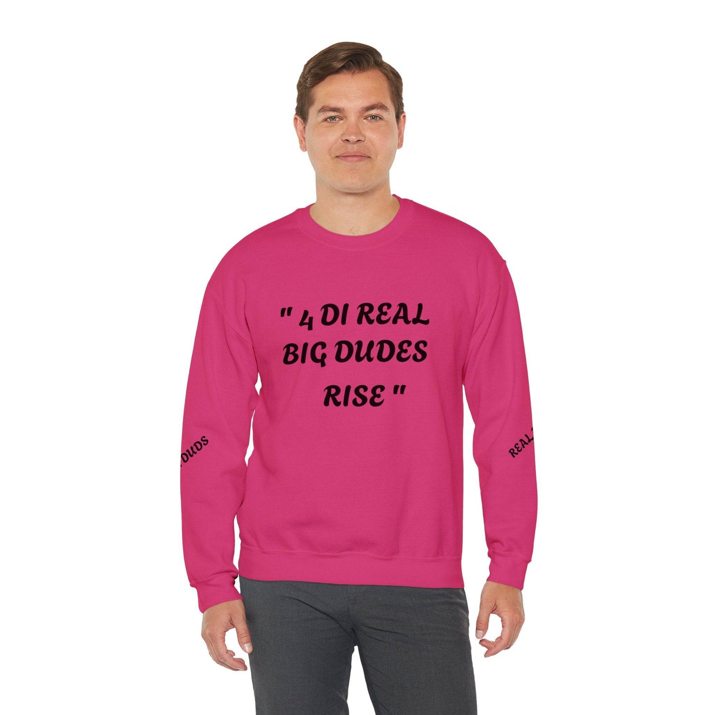 4 DI Real Big Dudes Rise Unisex Heavy Blend™ Crewneck Sweatshirt - Zion Legend Fashions