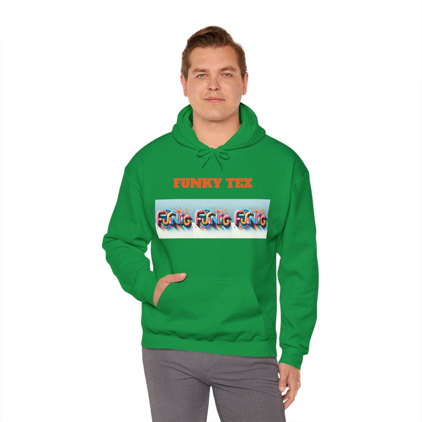 Funky Tex Unisex Heavy Blend™ Hooded Sweatshirt - Zion Legend Fashions
