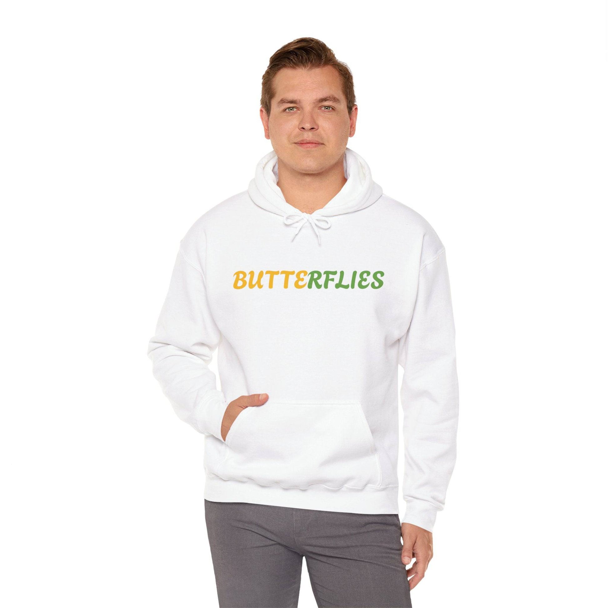 Butterflies Unisex Heavy Blend™ Hooded Sweatshirt - Zion Legend Fashions