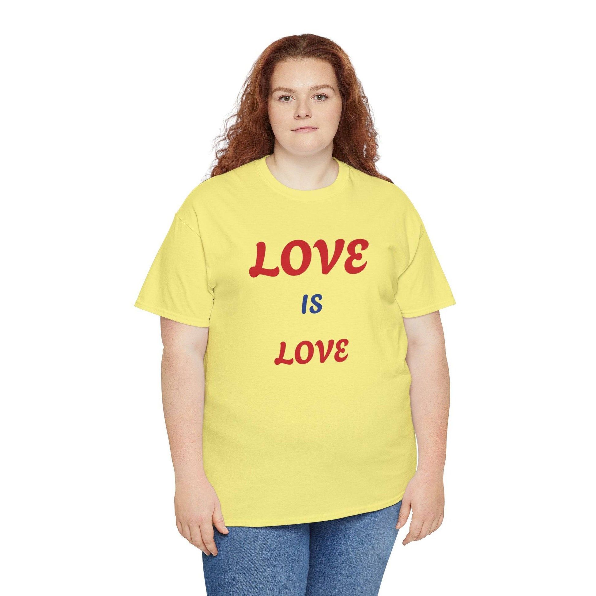Love is Love  Heavy Cotton Tee - Zion Legend Fashions