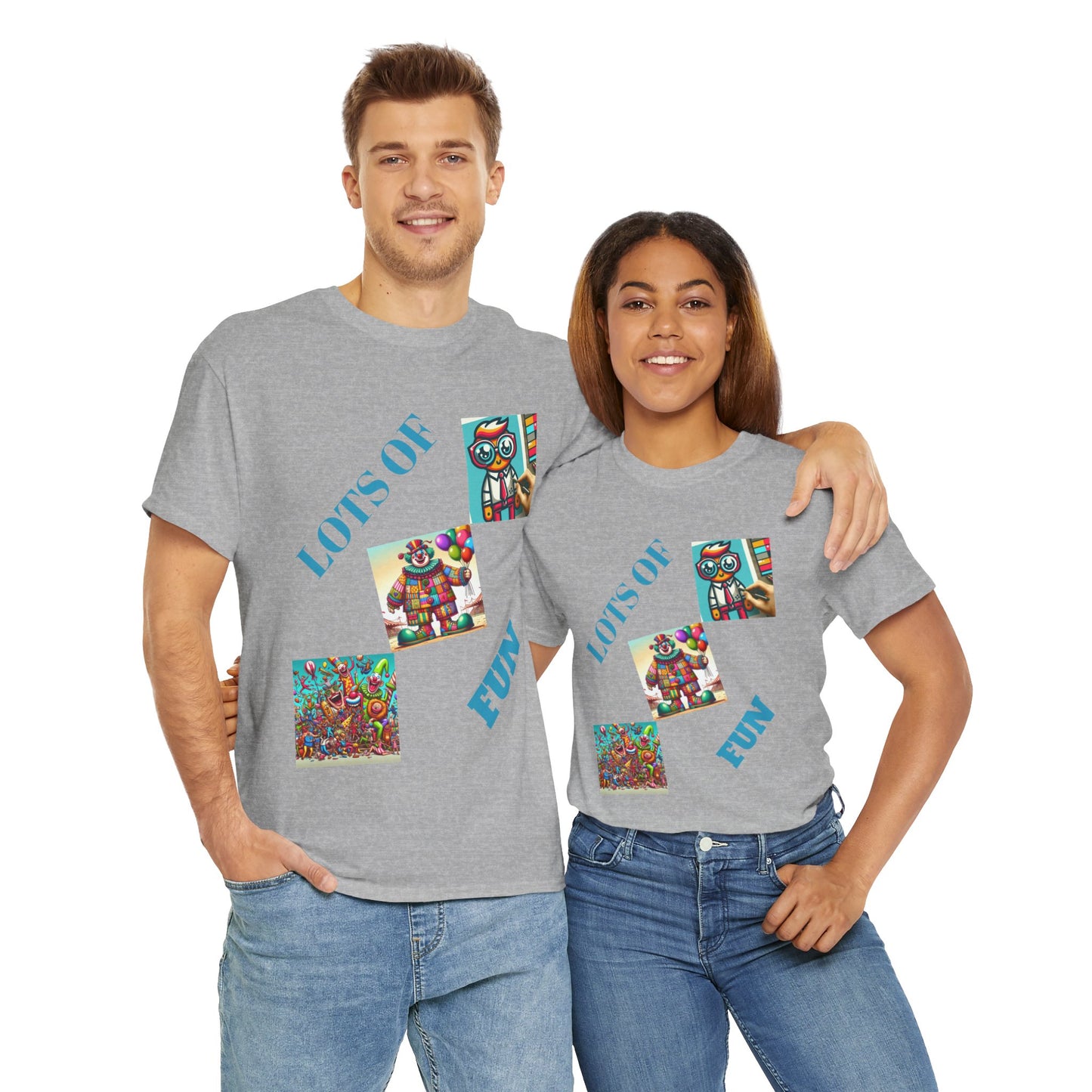 Lots of Fun Unisex  Heavy US Cotton T-Shirt - Zion Legend Fashions