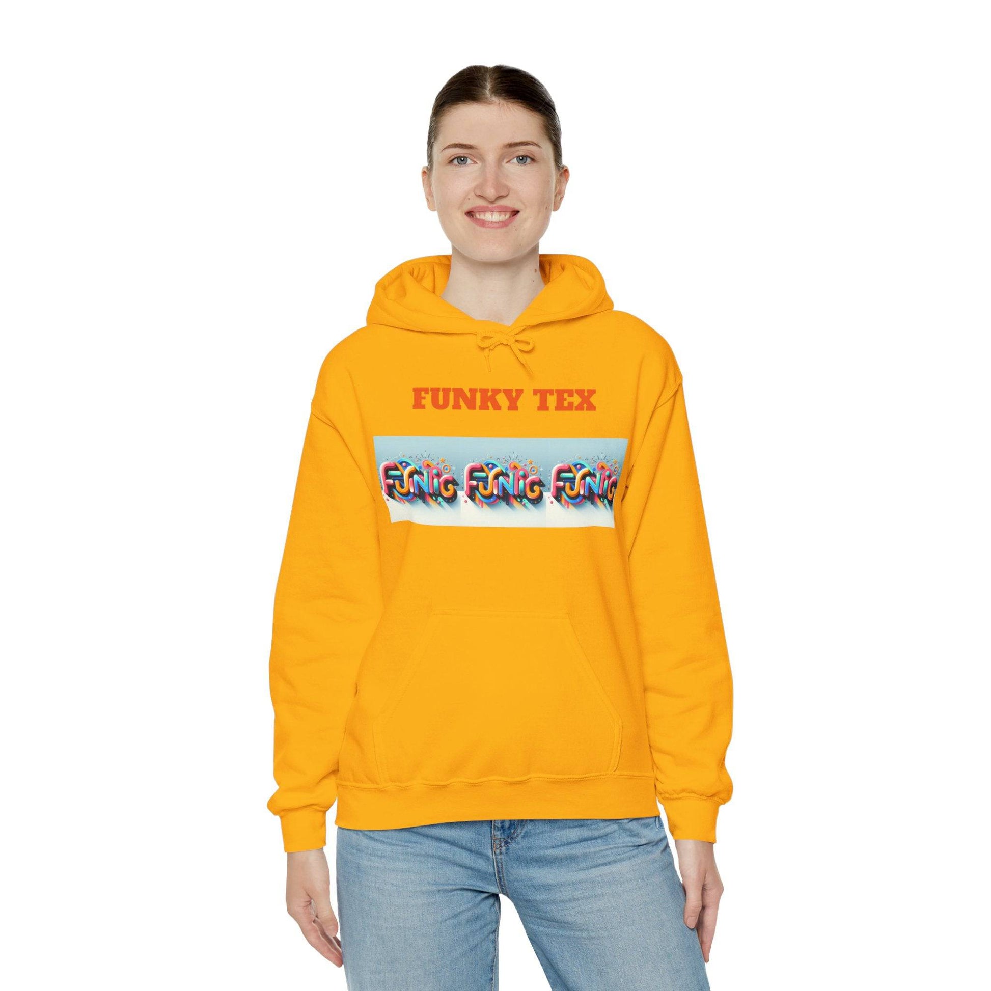 Funky Tex Unisex Heavy Blend™ Hooded Sweatshirt - Zion Legend Fashions