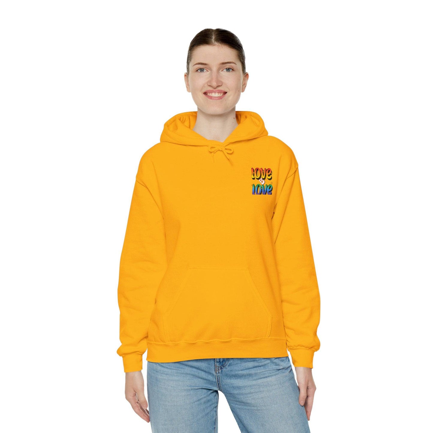 Love B Love  Vibrant colourful Unisex Heavy Hoodies sweatshirt - Zion Legend Fashions