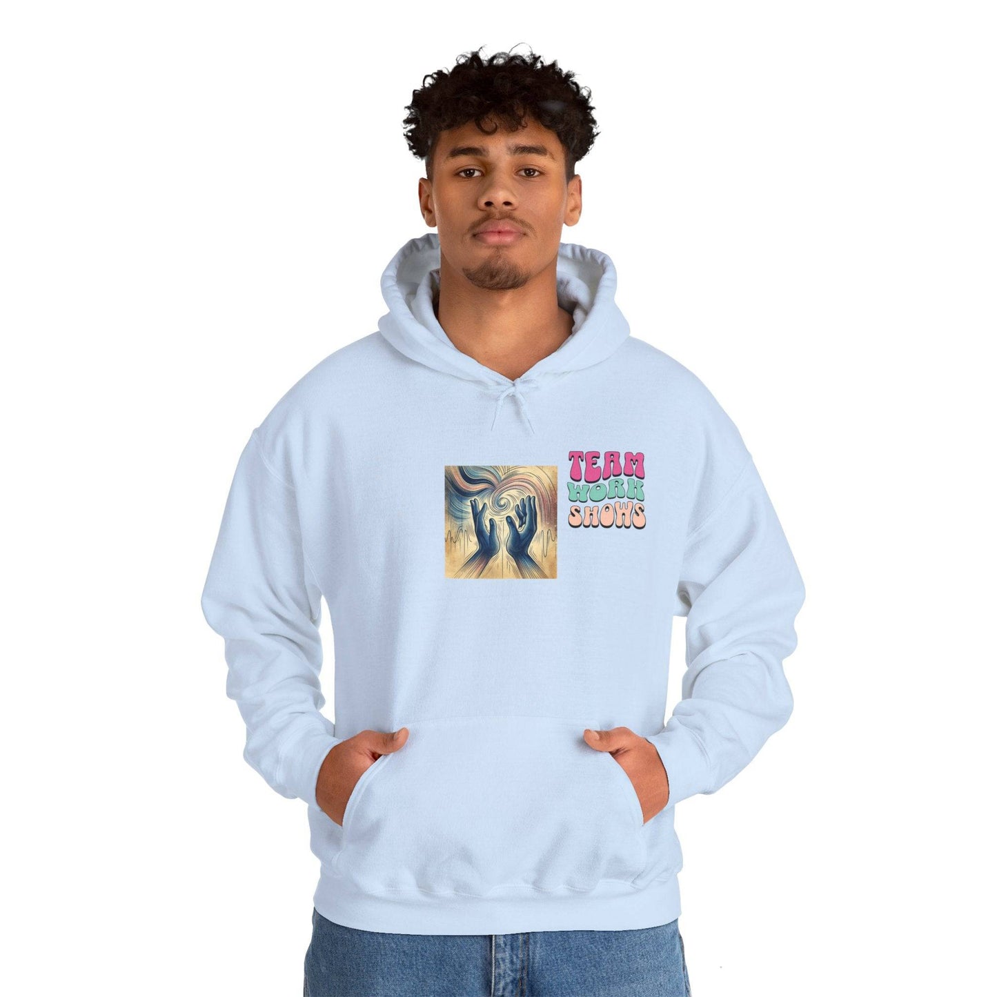 Team Work Unisex Heavy Blend™ Hooded Sweatshirt - Zion Legend Fashions