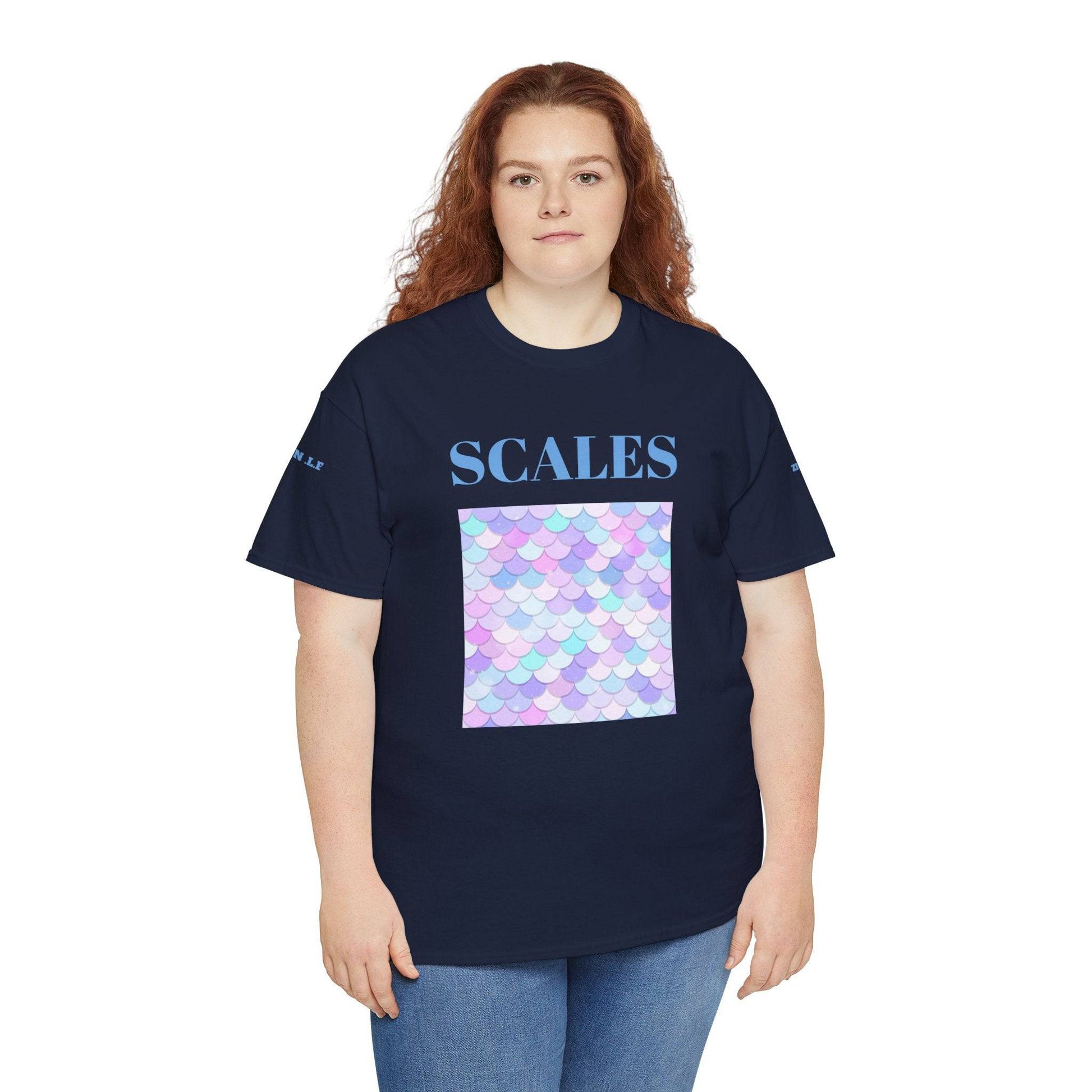 Vivacious Scales Unisex Heavy 100% Cotton Tee - Zion Legend Fashions