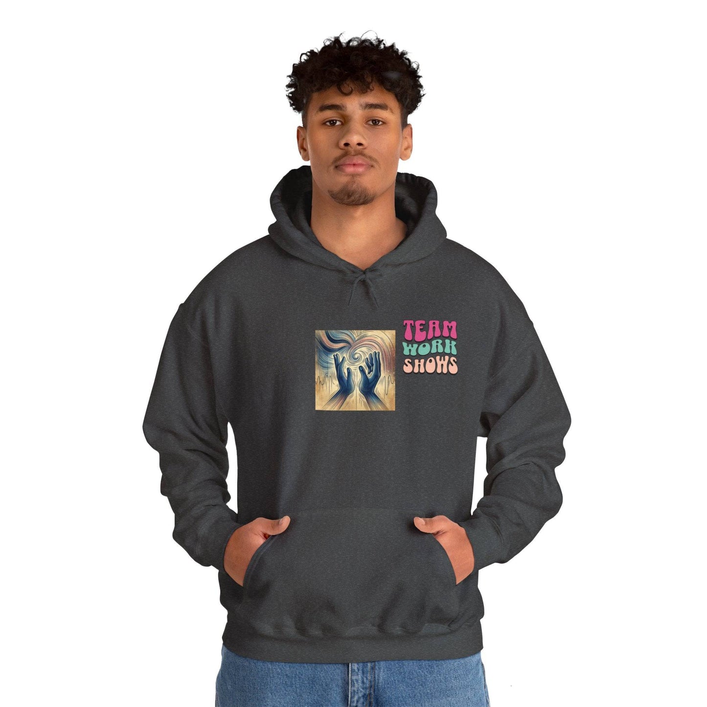 Team Work Unisex Heavy Blend™ Hooded Sweatshirt - Zion Legend Fashions