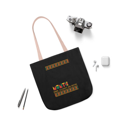 Month Canvas Tote Bag, 5-Color Straps  -  USA and UK Only - Zion Legend Fashions