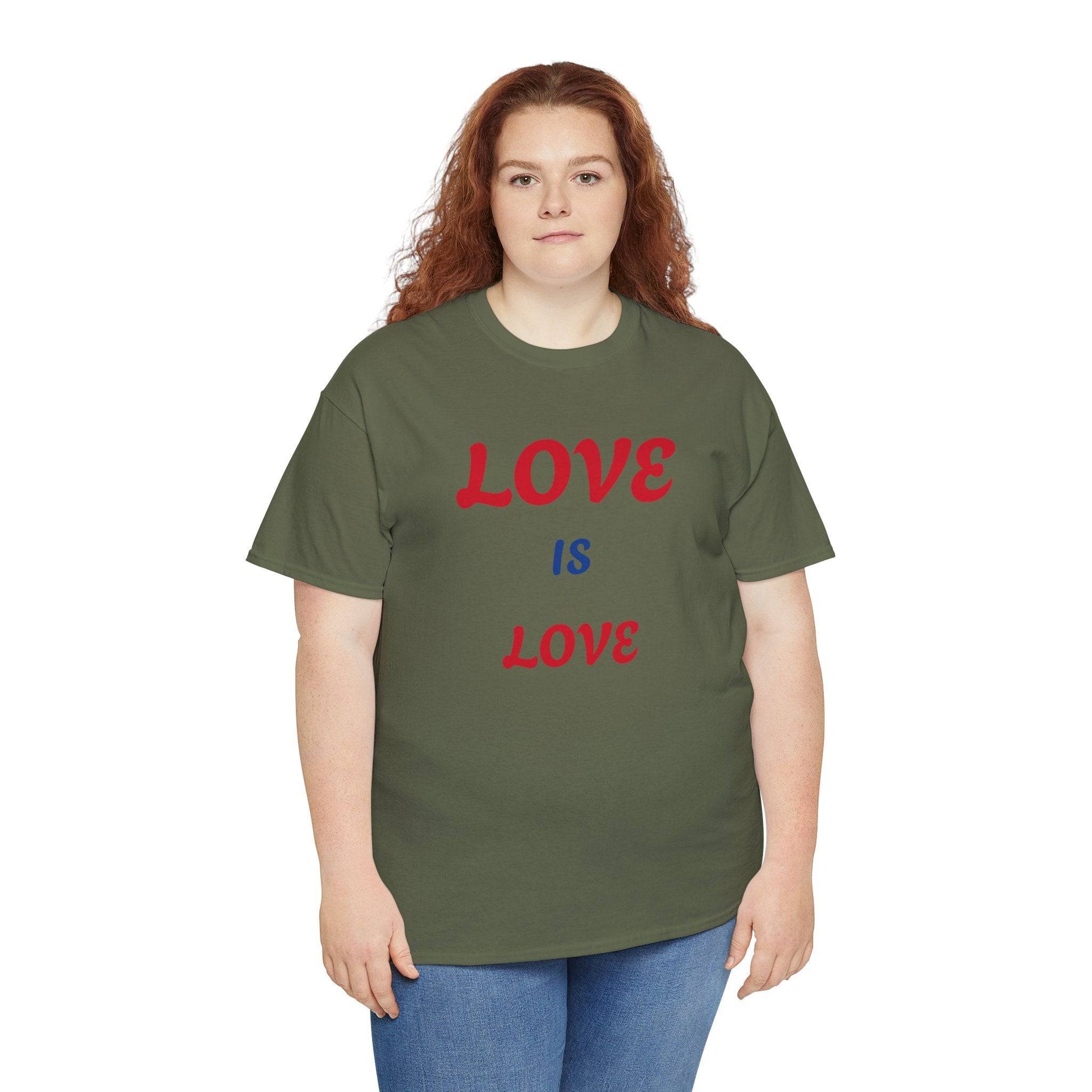 Love is Love  Heavy Cotton Tee - Zion Legend Fashions