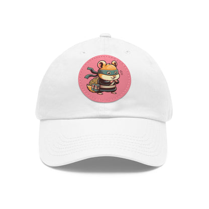 Tricky Mouse Dad Hat with Leather Patch (Round)  -  Available USA Only - Zion Legend Fashions