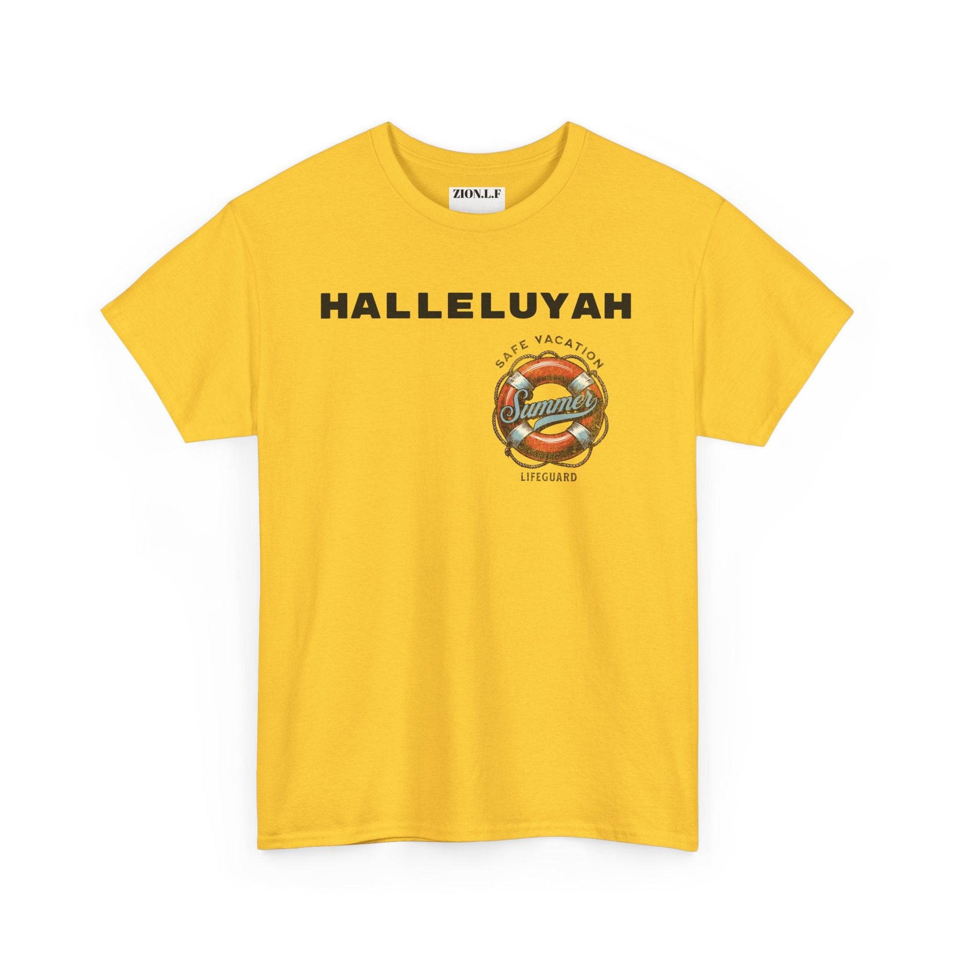 Halleluyah Safe Vacation  Unisex Heavy Cotton Tee Shirt - Zion Legend Fashions