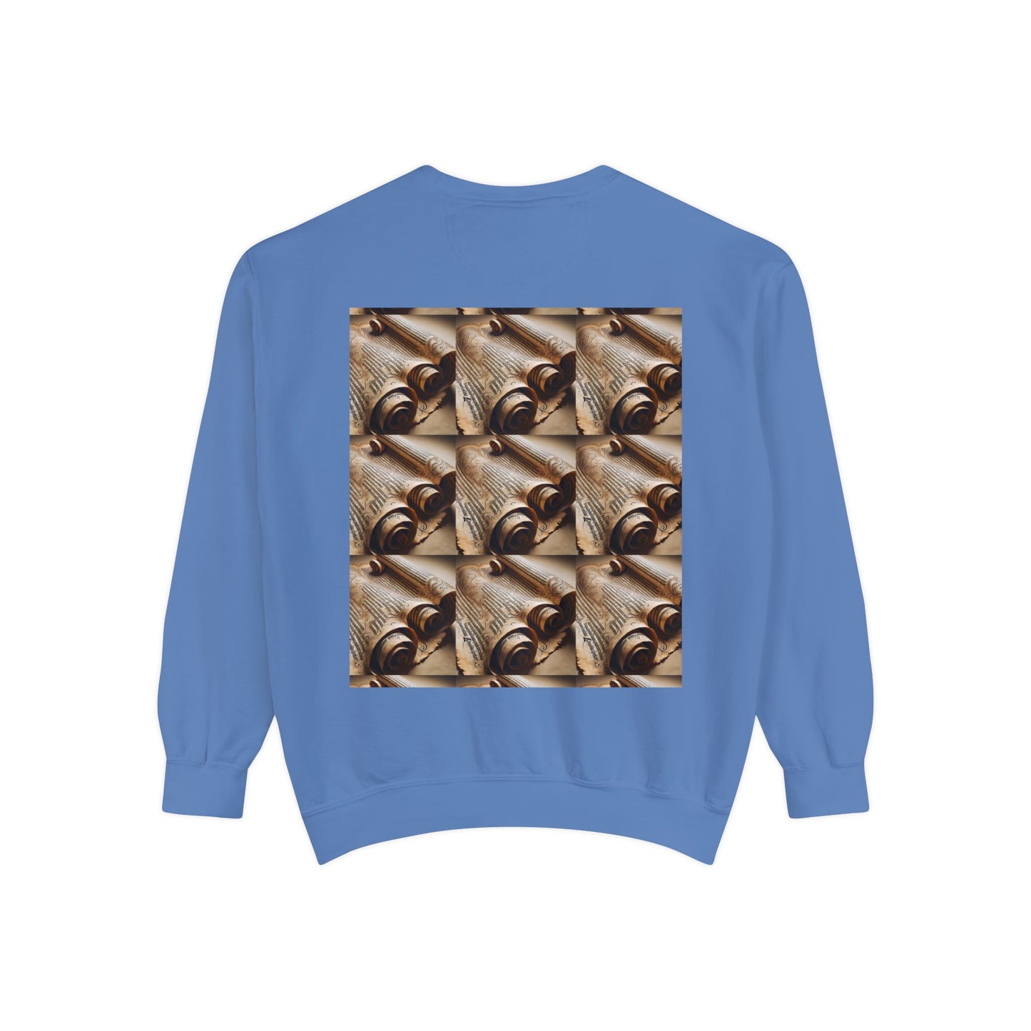 Scroll Unisex Garment-Dyed Sweatshirt - Zion Legend Fashions