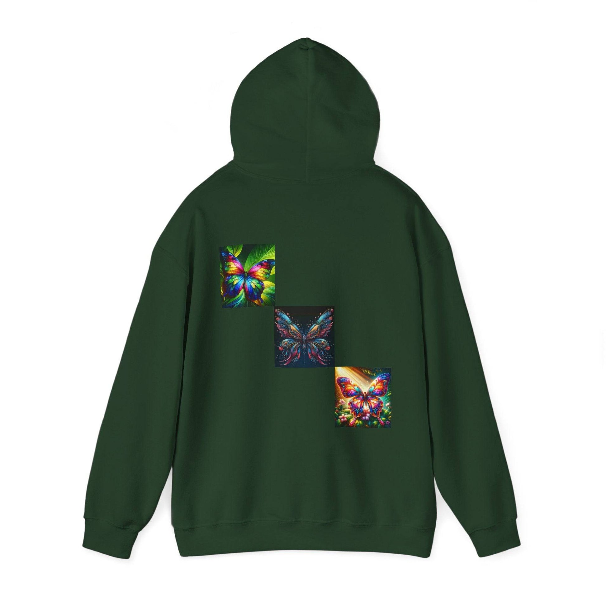 Butterflies Unisex Heavy Blend™ Hooded Sweatshirt - Zion Legend Fashions
