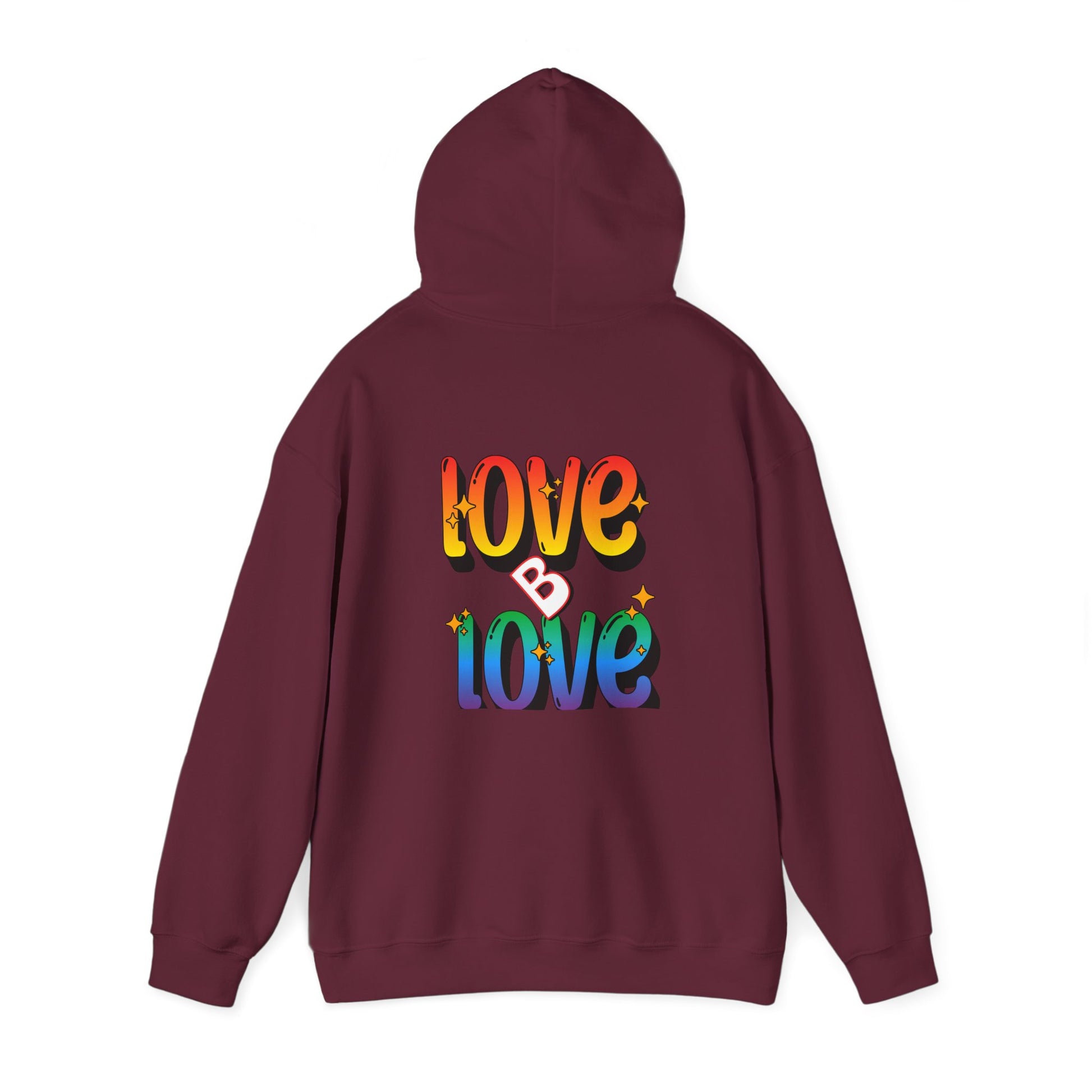 Love B Love  Vibrant colourful Unisex Heavy Hoodies sweatshirt - Zion Legend Fashions