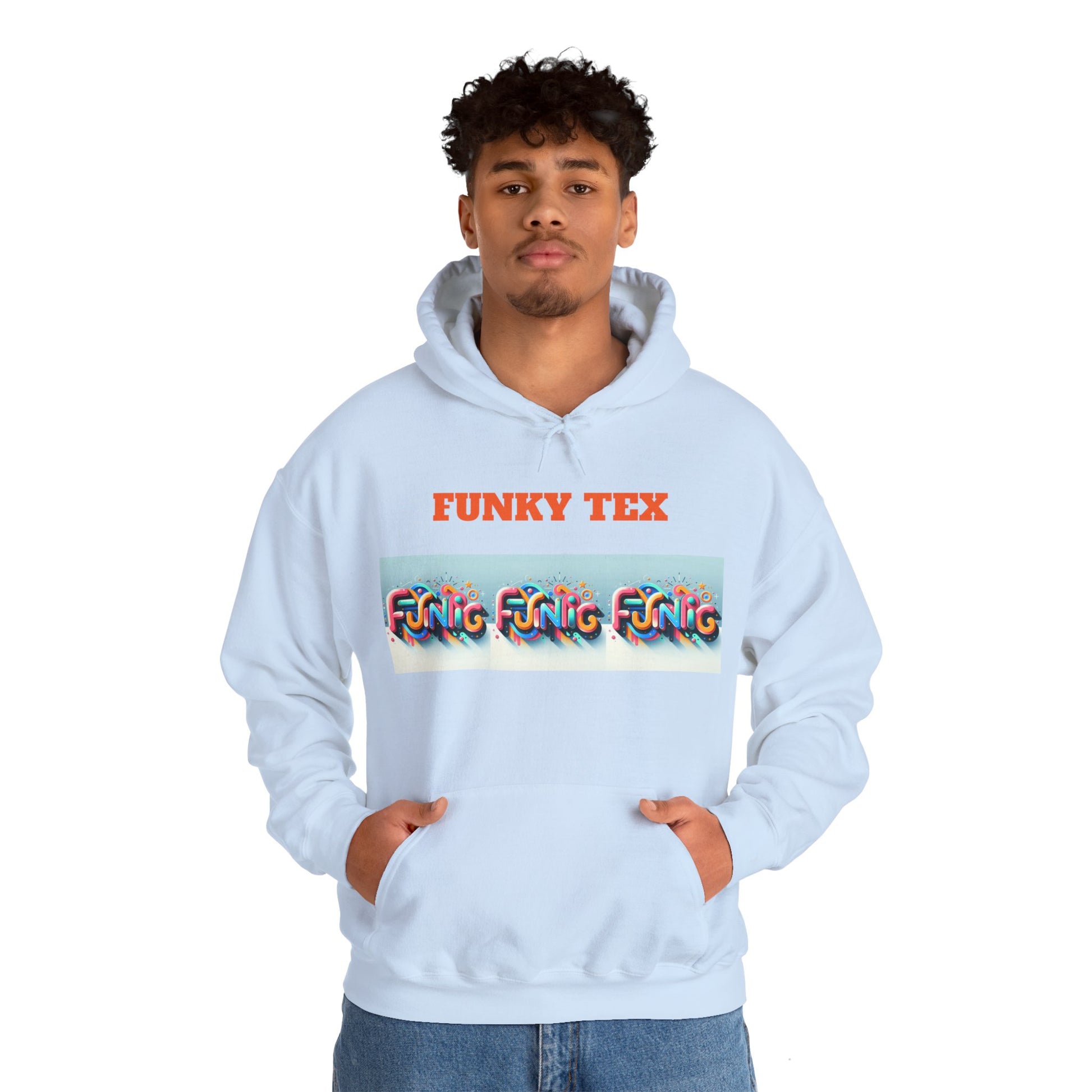 Funky Tex Unisex Heavy Blend™ Hooded Sweatshirt - Zion Legend Fashions