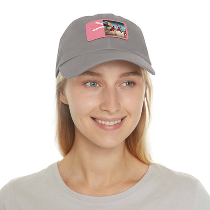 Dream Dad Hat with Leather Patch (Rectangle)  -  Available USA Only - Zion Legend Fashions