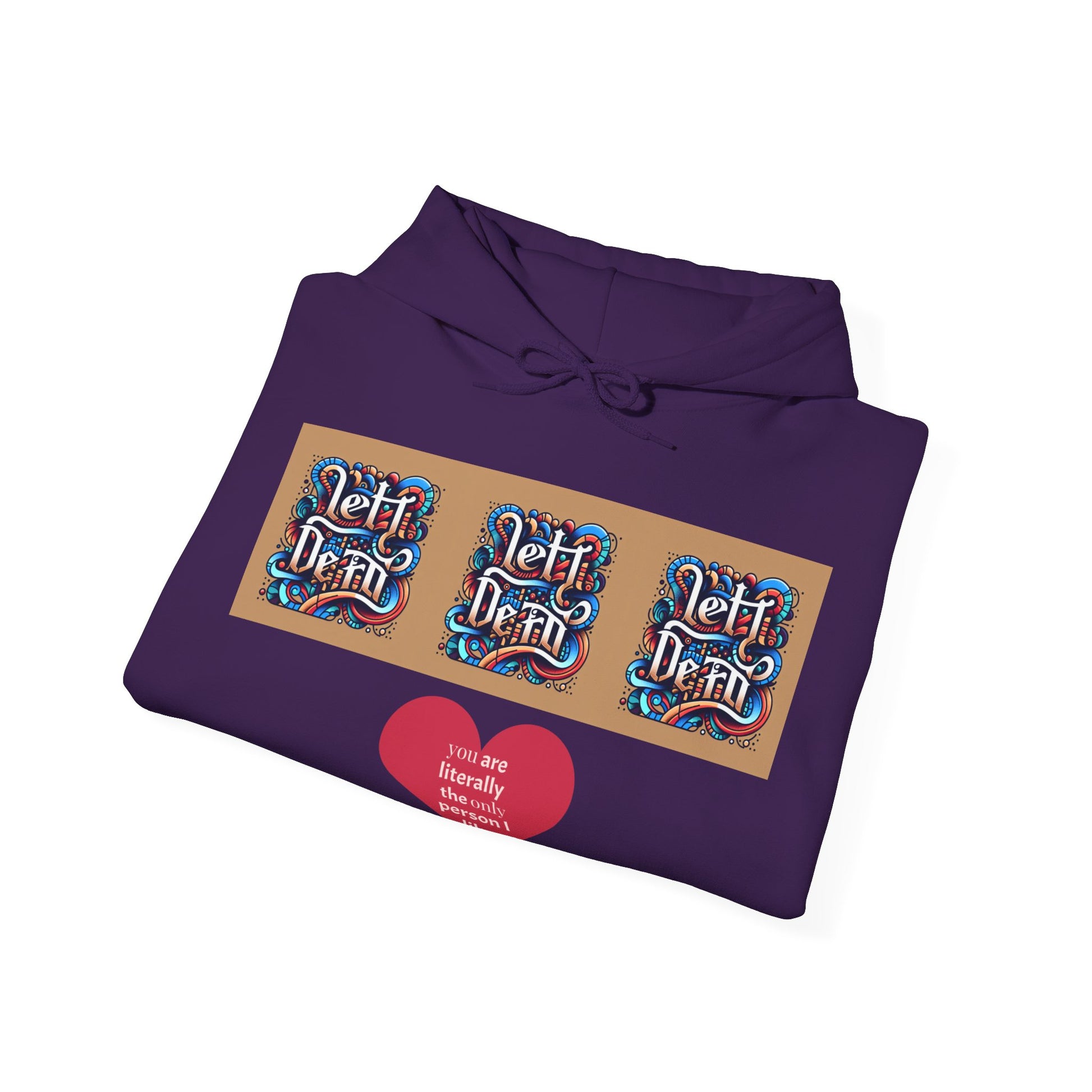 Funky Lett Unisex Heavy Blend™ Hooded Sweatshirt - Zion Legend Fashions