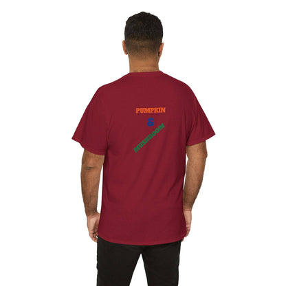 Pumpkin & Mushroom Unisex Heavy Cotton Tee - Zion Legend Fashions