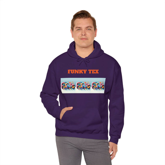 Funky Tex Unisex Heavy Blend™ Hooded Sweatshirt - Zion Legend Fashions