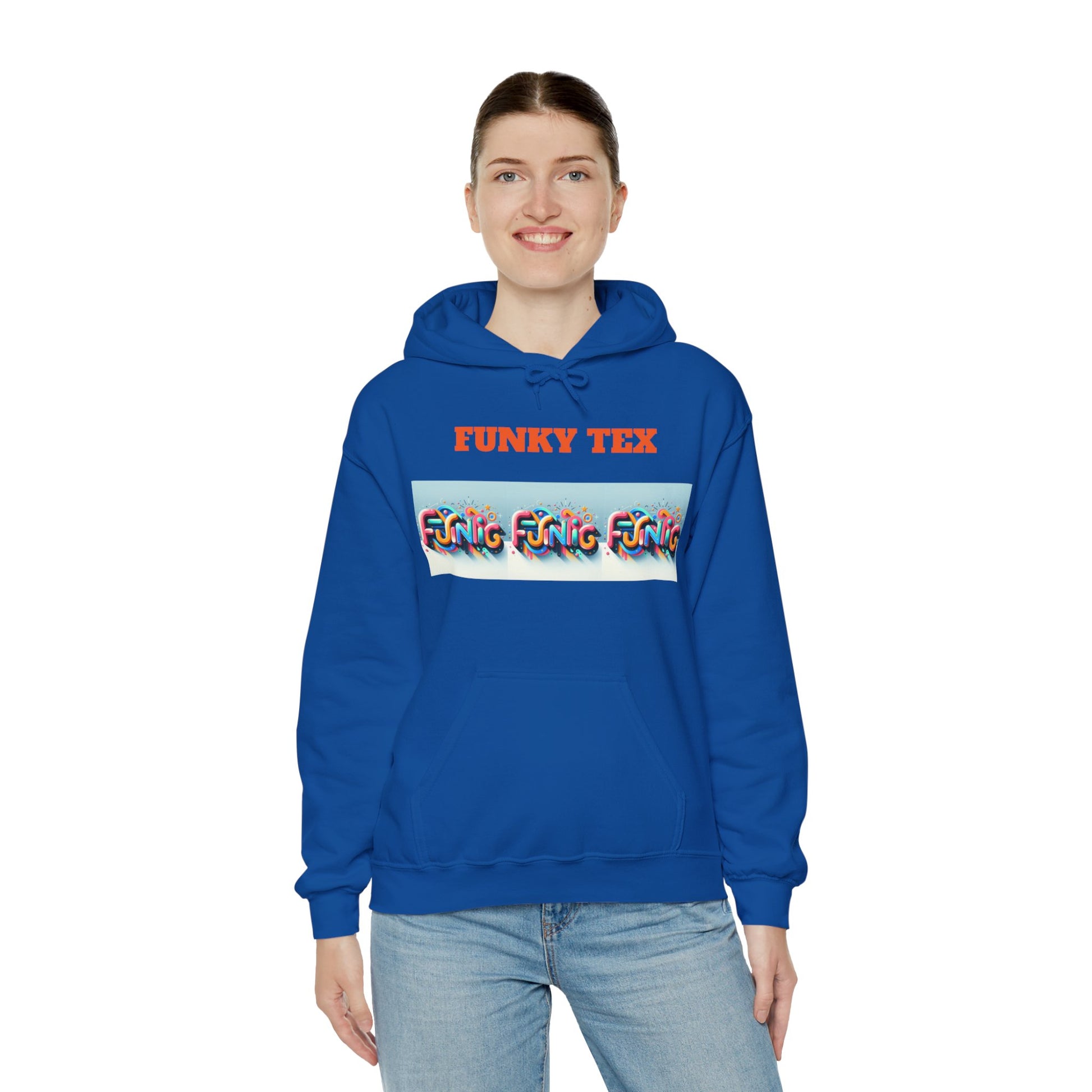 Funky Tex Unisex Heavy Blend™ Hooded Sweatshirt - Zion Legend Fashions