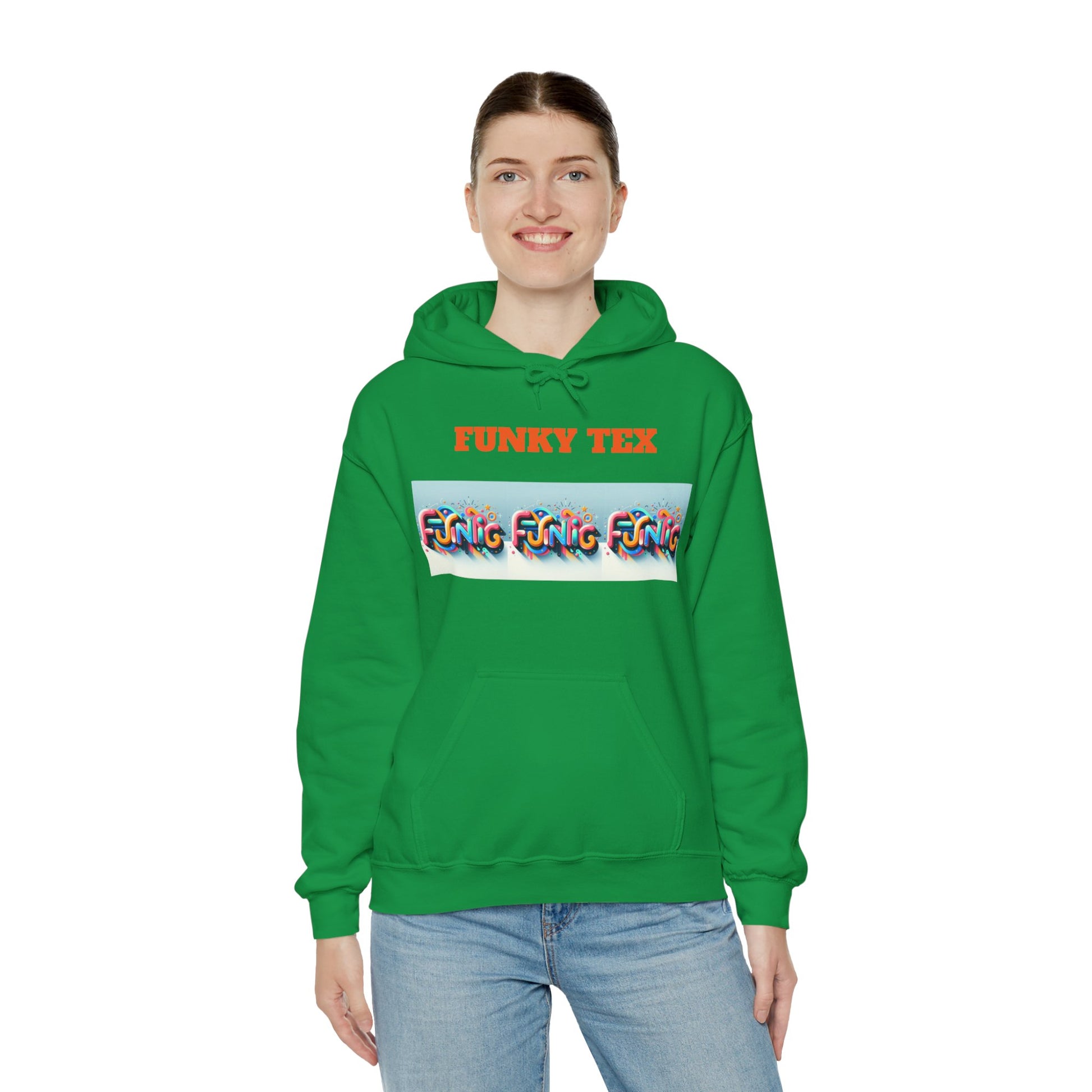 Funky Tex Unisex Heavy Blend™ Hooded Sweatshirt - Zion Legend Fashions