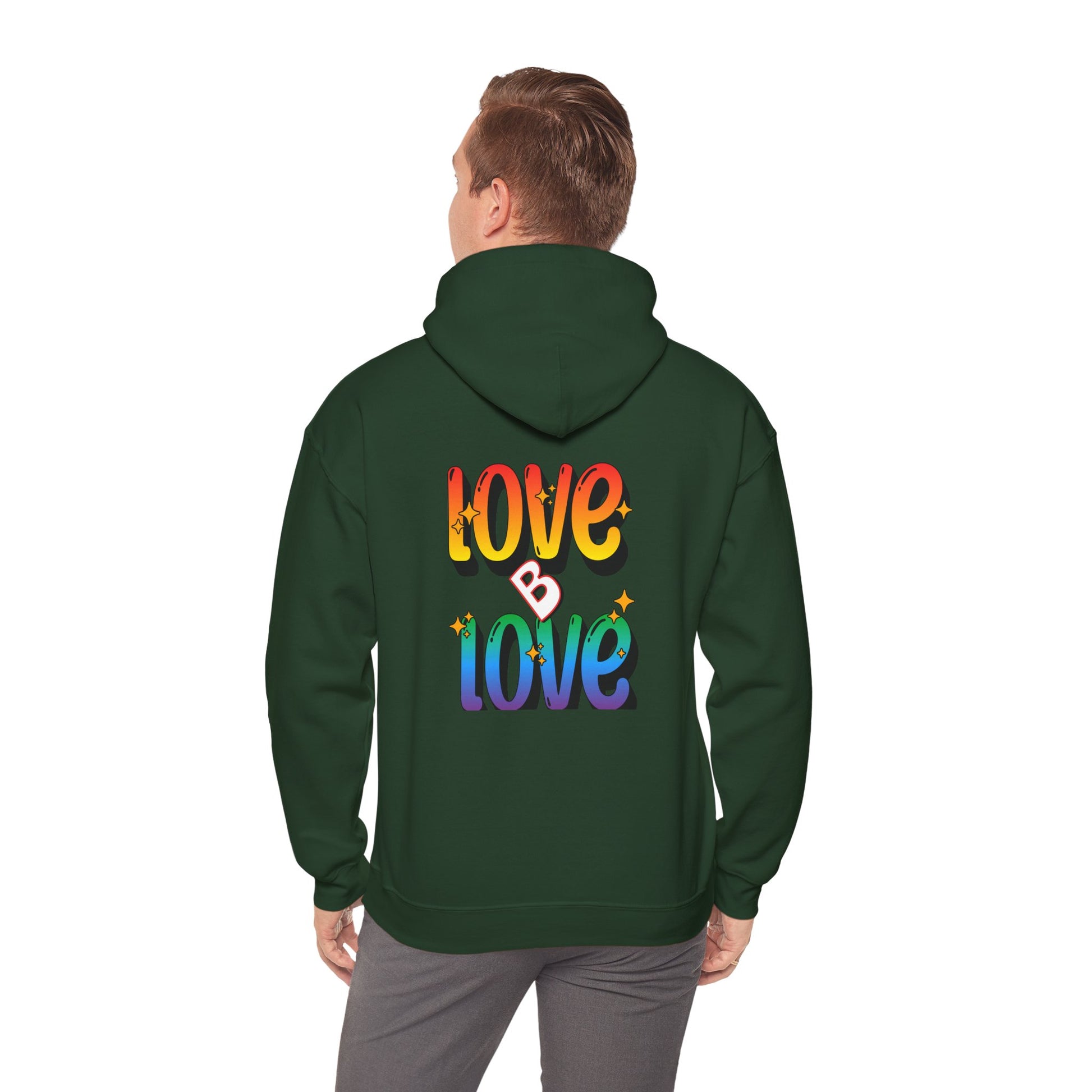 Love B Love  Vibrant colourful Unisex Heavy Hoodies sweatshirt - Zion Legend Fashions