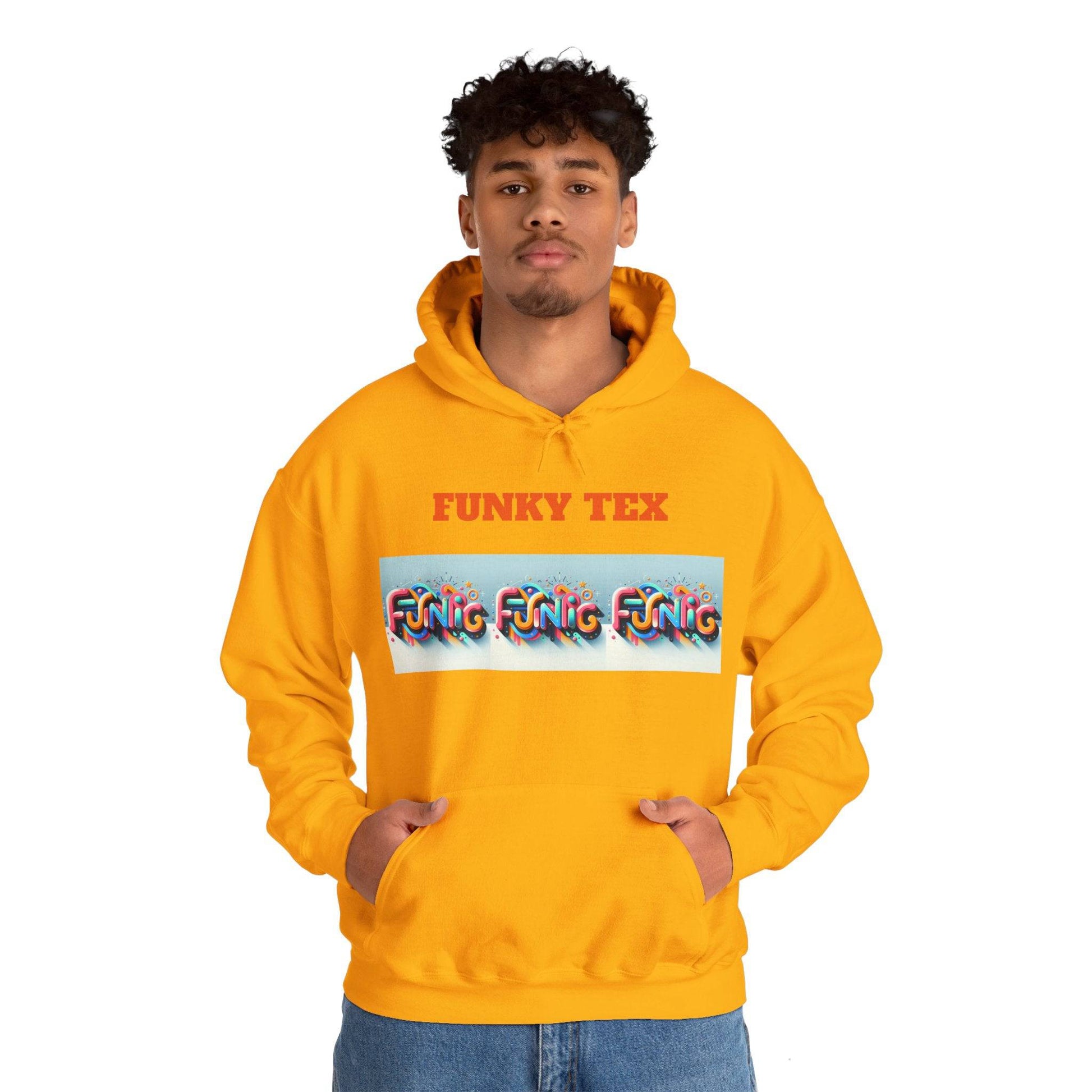 Funky Tex Unisex Heavy Blend™ Hooded Sweatshirt - Zion Legend Fashions