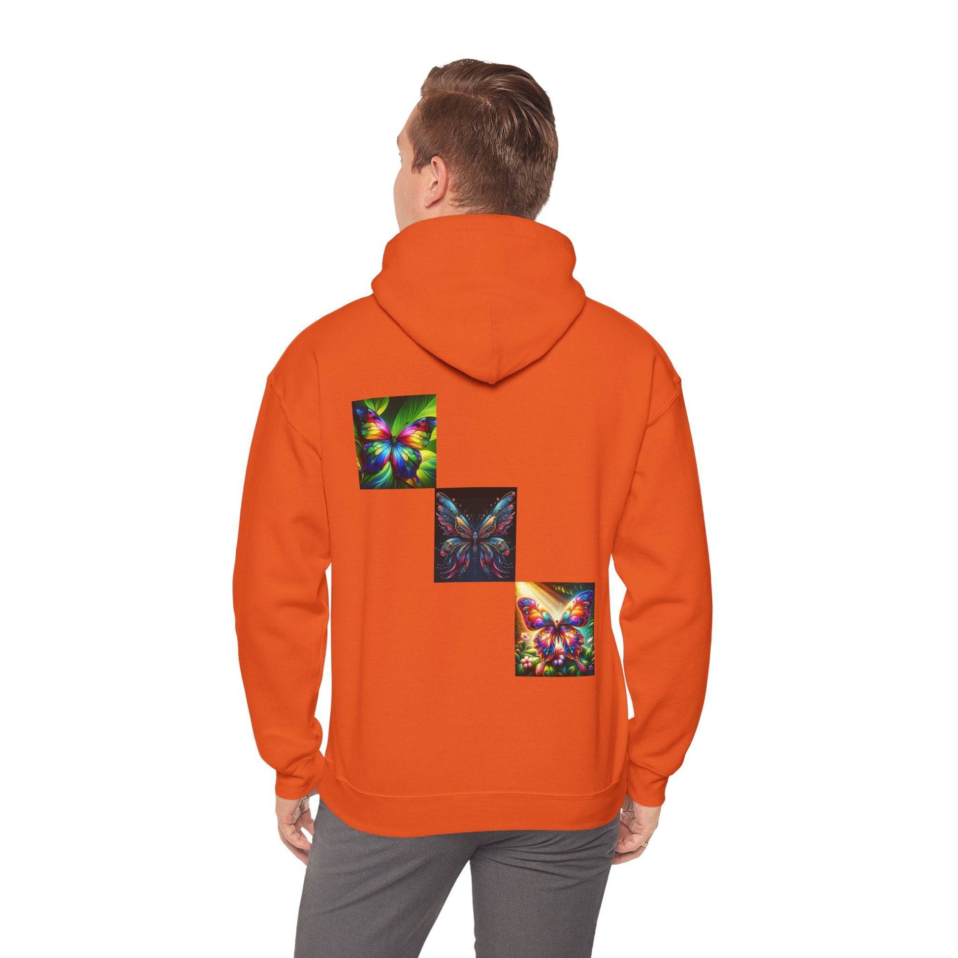 Butterflies Unisex Heavy Blend™ Hooded Sweatshirt - Zion Legend Fashions
