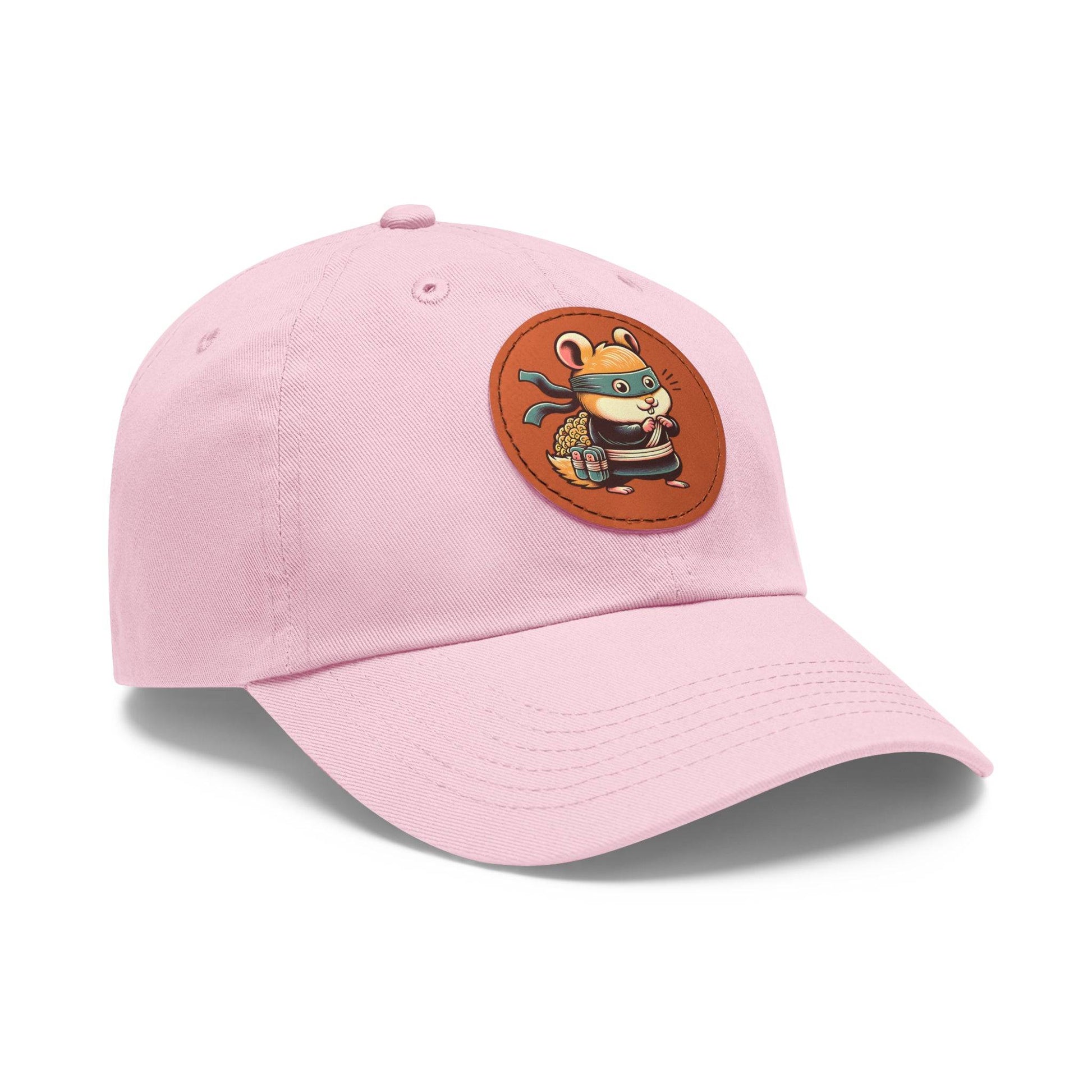 Tricky Mouse Dad Hat with Leather Patch (Round)  -  Available USA Only - Zion Legend Fashions
