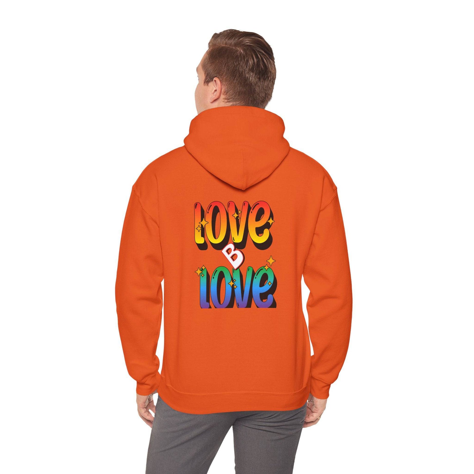 Love B Love  Vibrant colourful Unisex Heavy Hoodies sweatshirt - Zion Legend Fashions