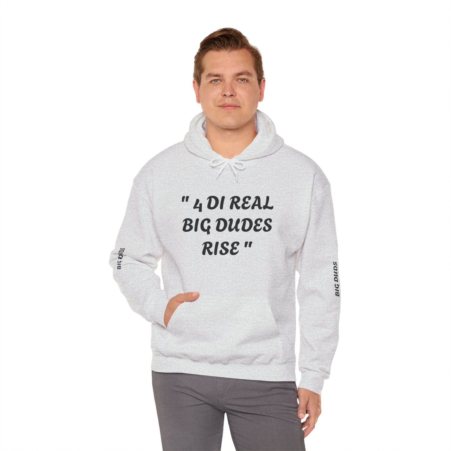 4 Di Real Big Dudes Rise Unisex Heavy Blend™ Hooded Sweatshirt - Zion Legend Fashions
